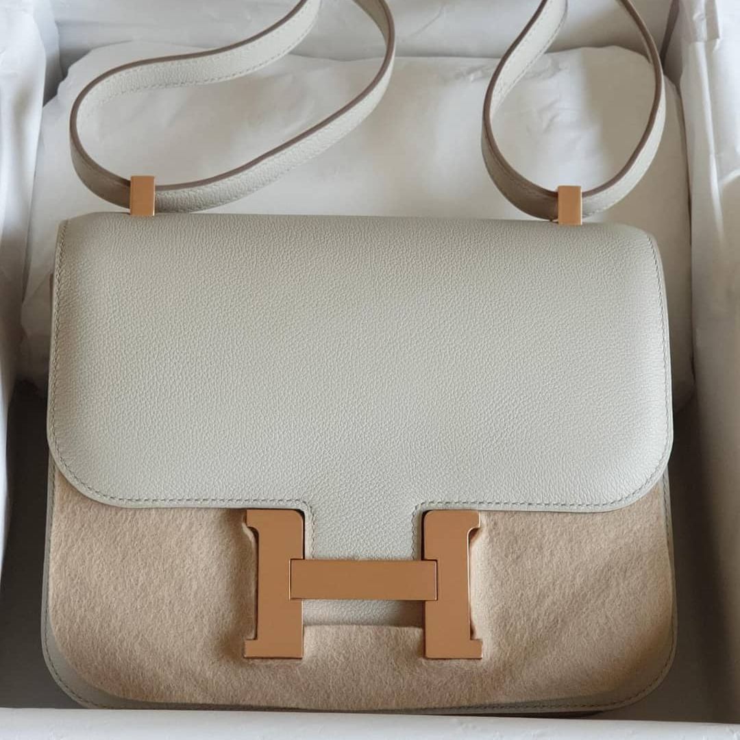 Hermes 24/24 Mini bag gold evercolor PHW