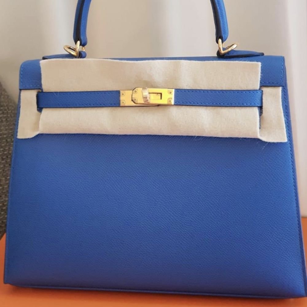 Hermes Birkin 30 Bleu Zellige Epsom Palladium Hardware #D - Vendome Monte  Carlo