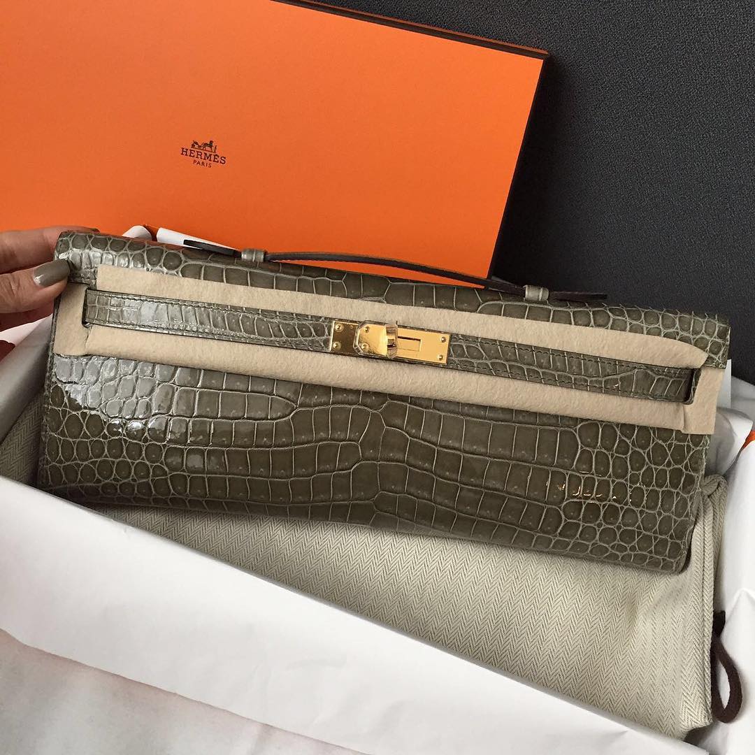 Hermes Birkin 25 Rose Pourpre Shiny Croco Niloticus Palladium Hardware -  Vendome Monte Carlo