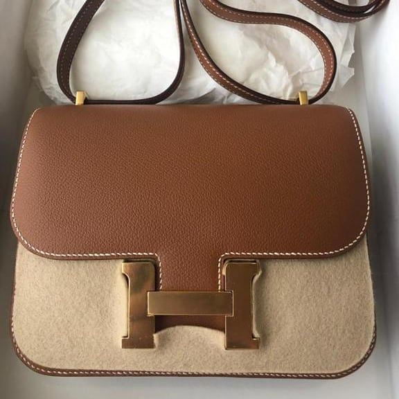 hermes constance gold