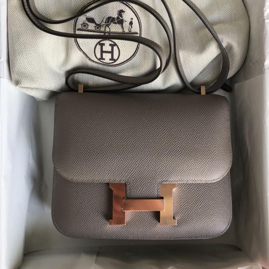 Hermes constance shop rose gold