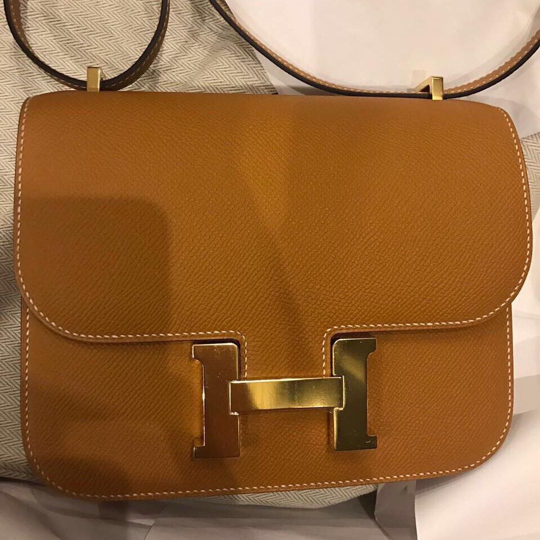 Hermes Constance 18 Mini Gold Epsom Gold Hardware #A - Vendome Monte Carlo