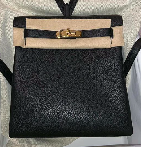 Hermes Kelly Ado Noir Black Clemence Gold Hardware - Vendome Monte Carlo