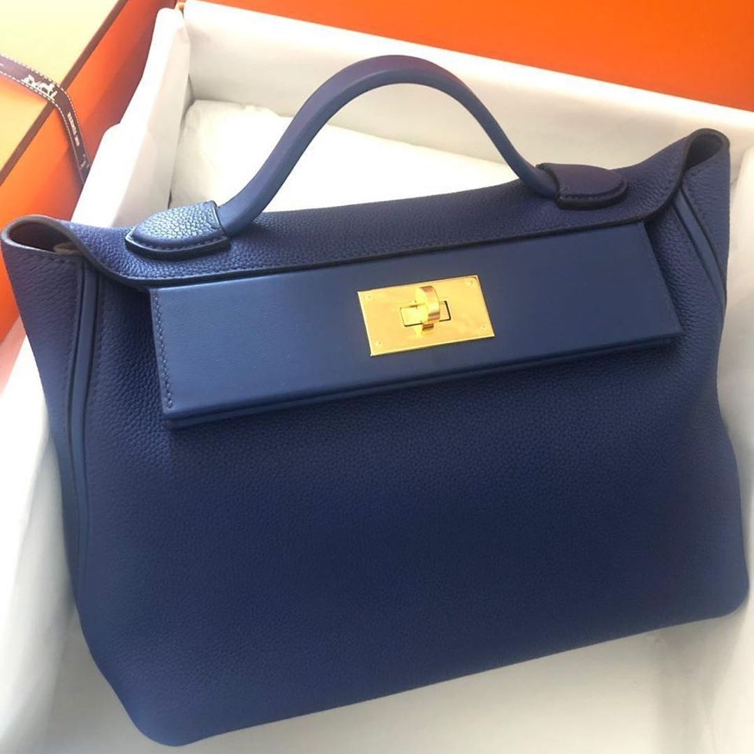 Hermes 24/24-29 Bleu Saphir Maurice 