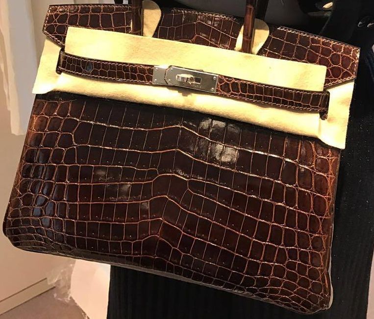 Hermes Birkin 30 Chocolat Autruche Ostrich Gold Hardware #L - Vendome Monte  Carlo