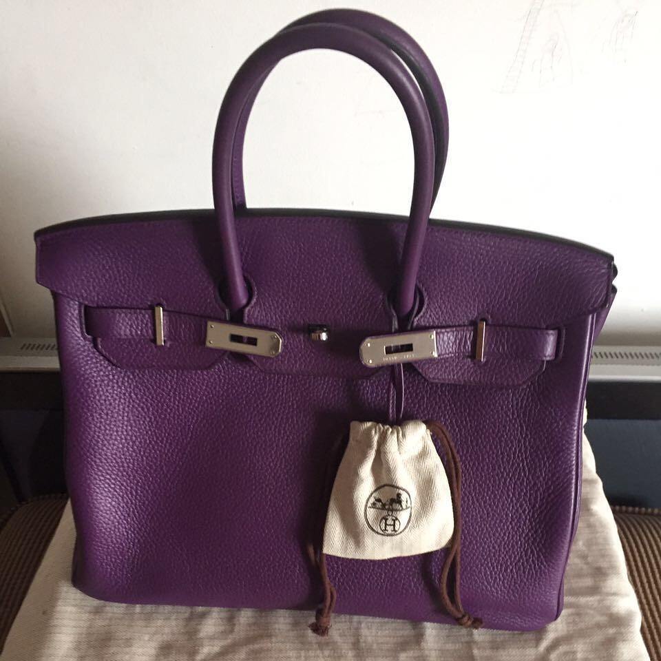 Hermes Birkin 30 Etoupe Togo Palladium Hardware #D - Vendome Monte Carlo