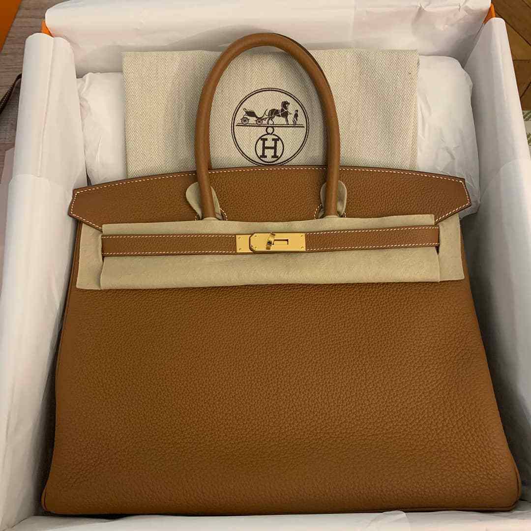 hermes gold birkin 35