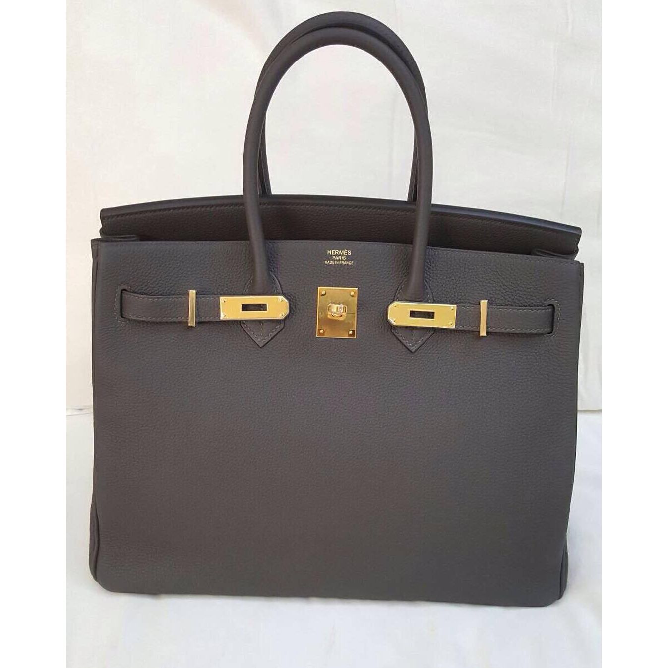 Hermes Birkin 35 Black Togo Gold Hardware - Vendome Monte Carlo