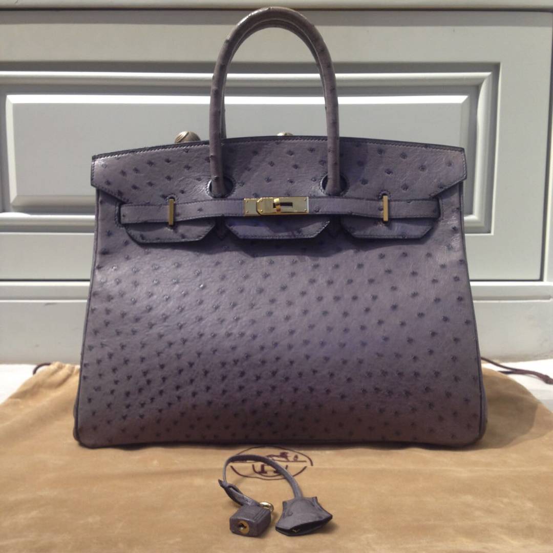 Hermes Birkin 30 Bleu Zellige Epsom Gold Hardware #C - Vendome