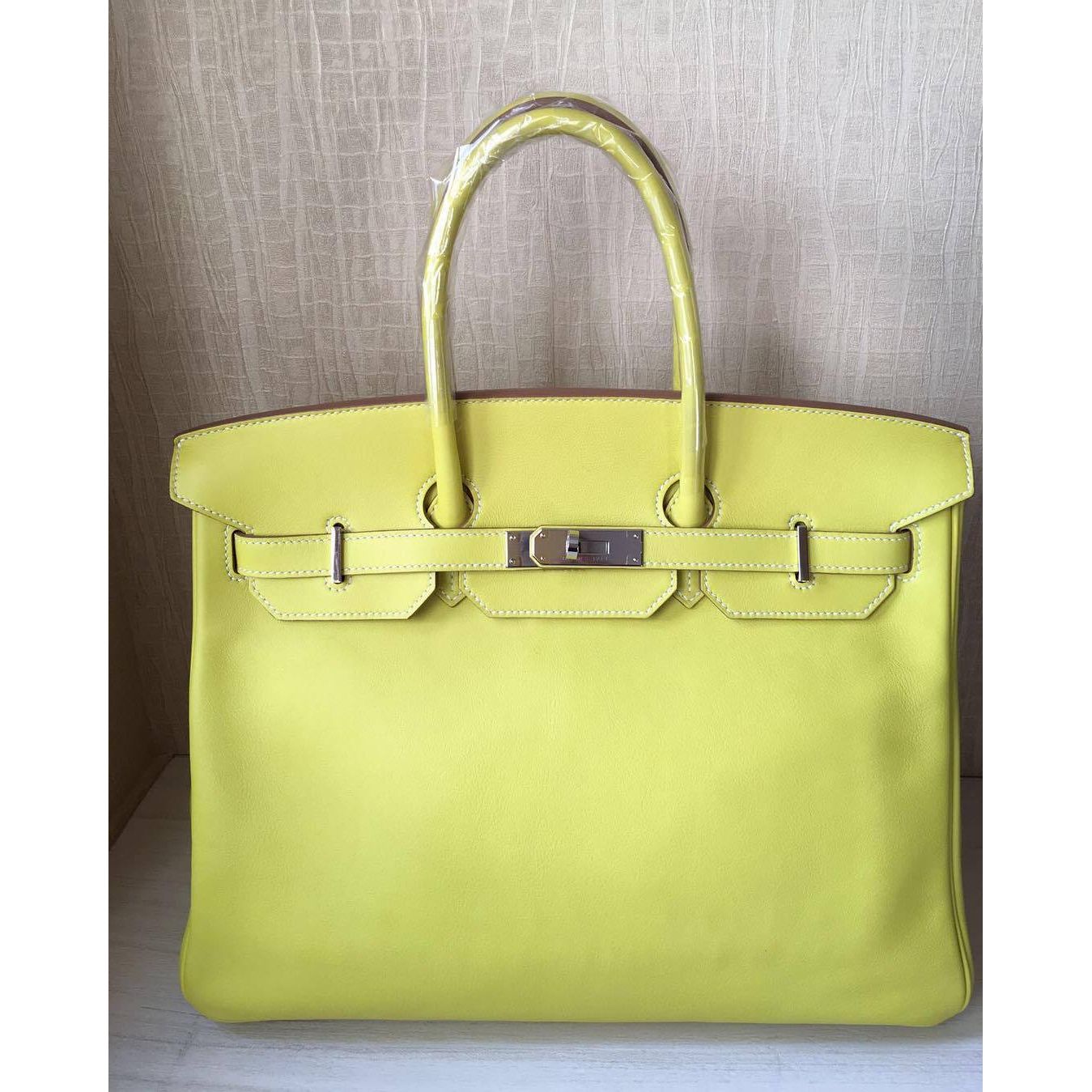 birkin bag lime green