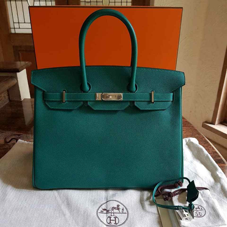 hermes malachite green