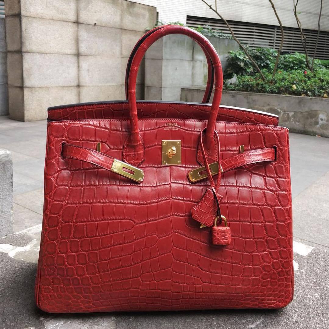 Hermes Birkin 30 Rouge Grenat Togo Palladium Hardware #A - Vendome Monte  Carlo