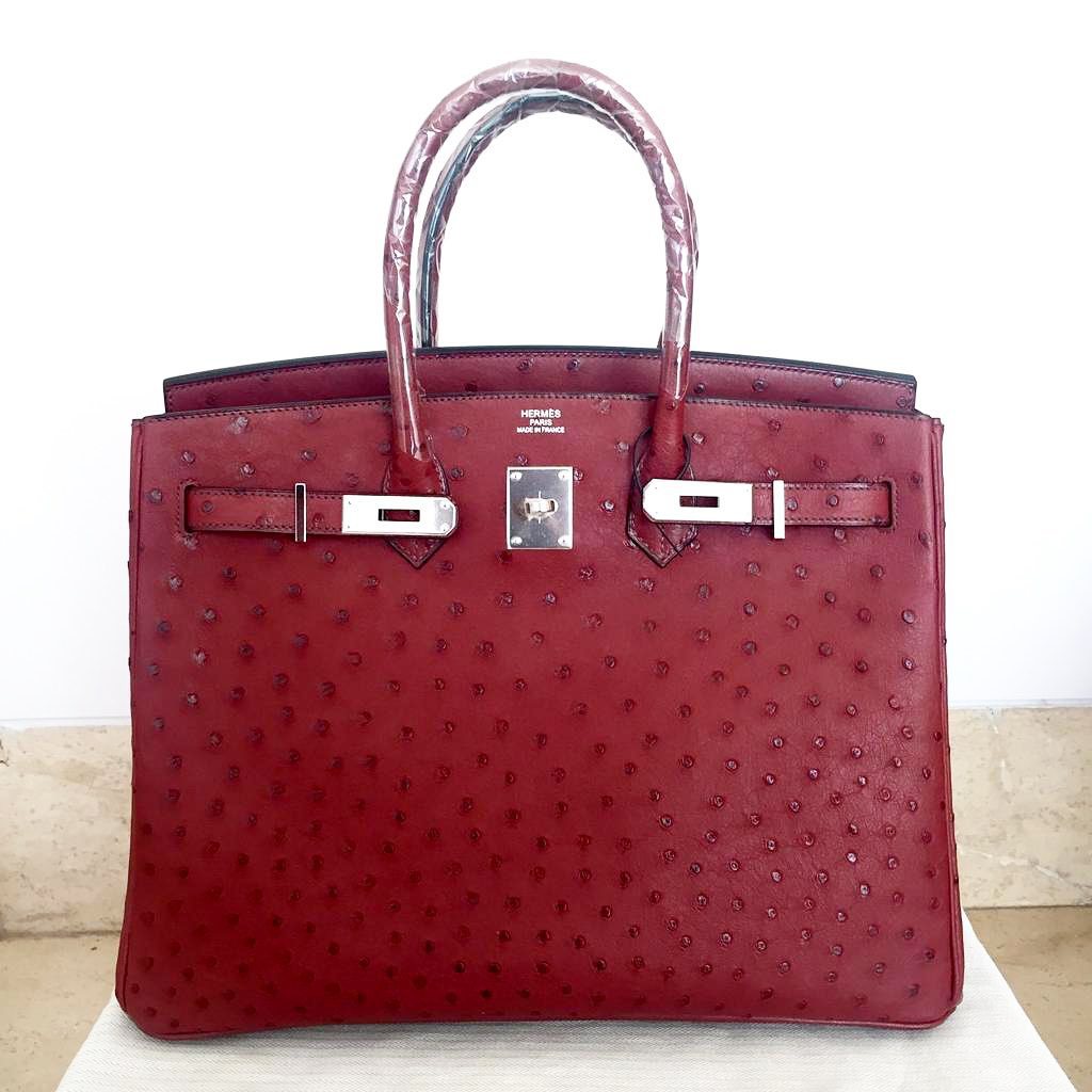 Hermes Kelly 25 Rouge H Togo Gold Hardware - Vendome Monte Carlo