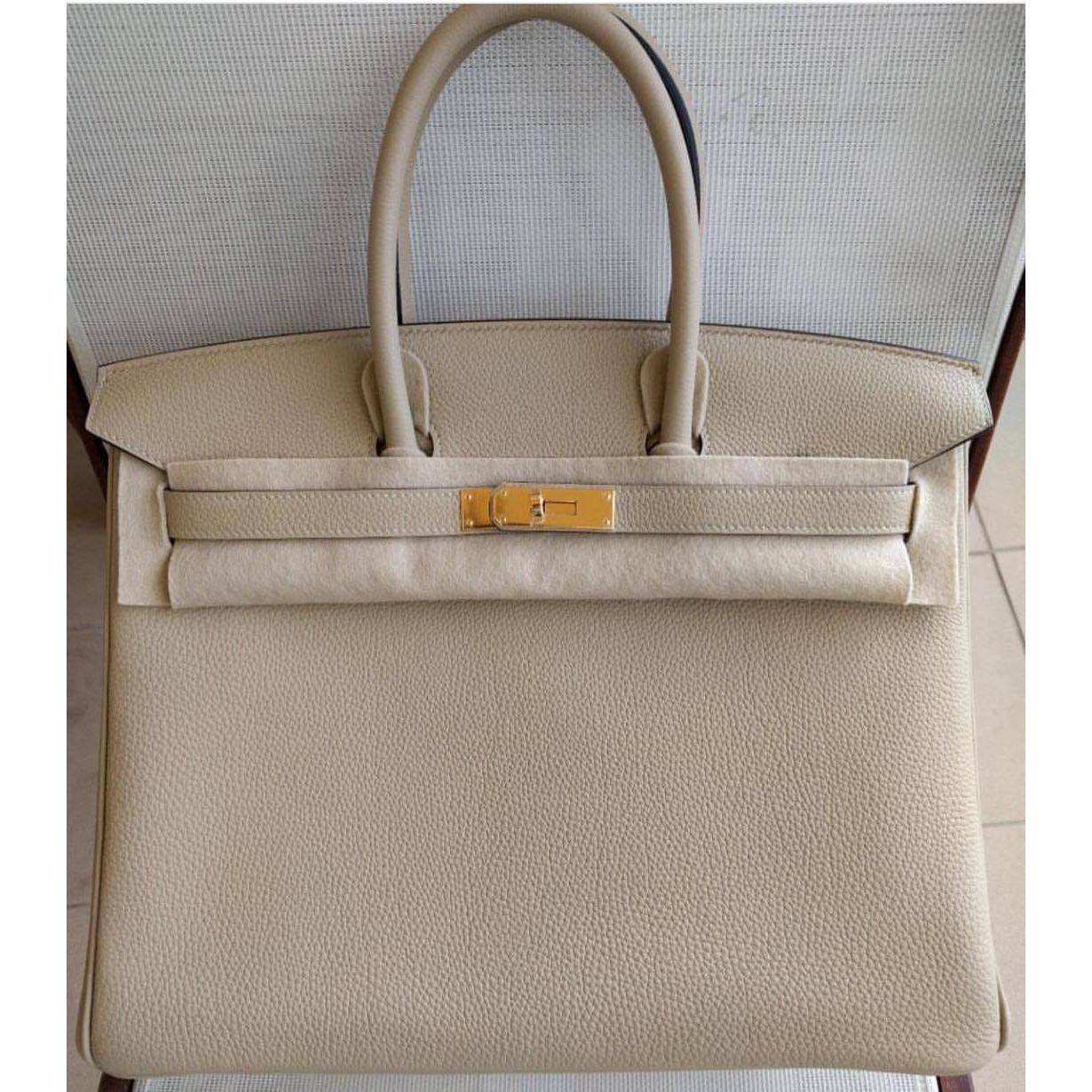 Hermes Kelly 28 Retourne Etoupe Togo Gold Hardware #D - Vendome Monte Carlo