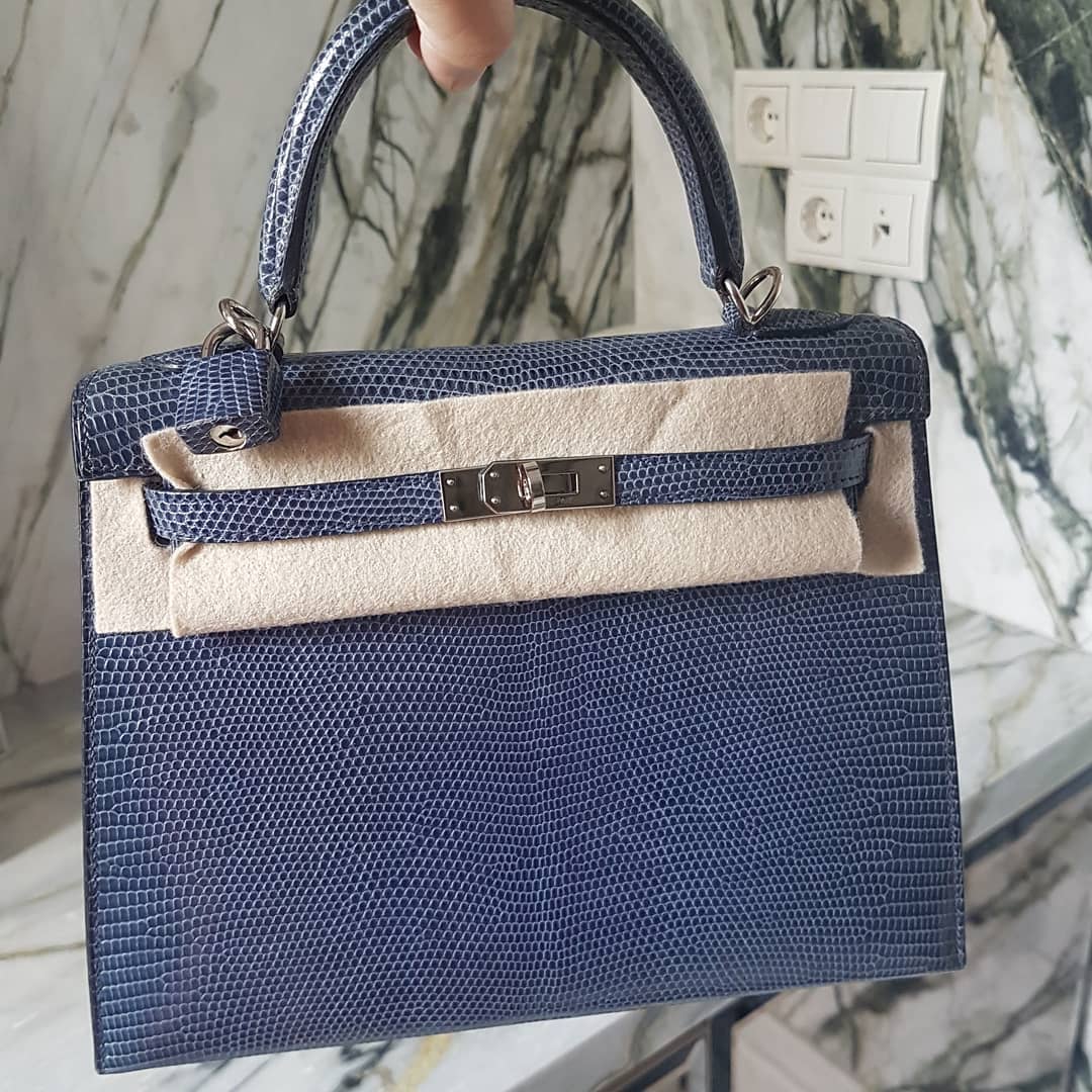 Birkin 35 Togo Blue Brighton