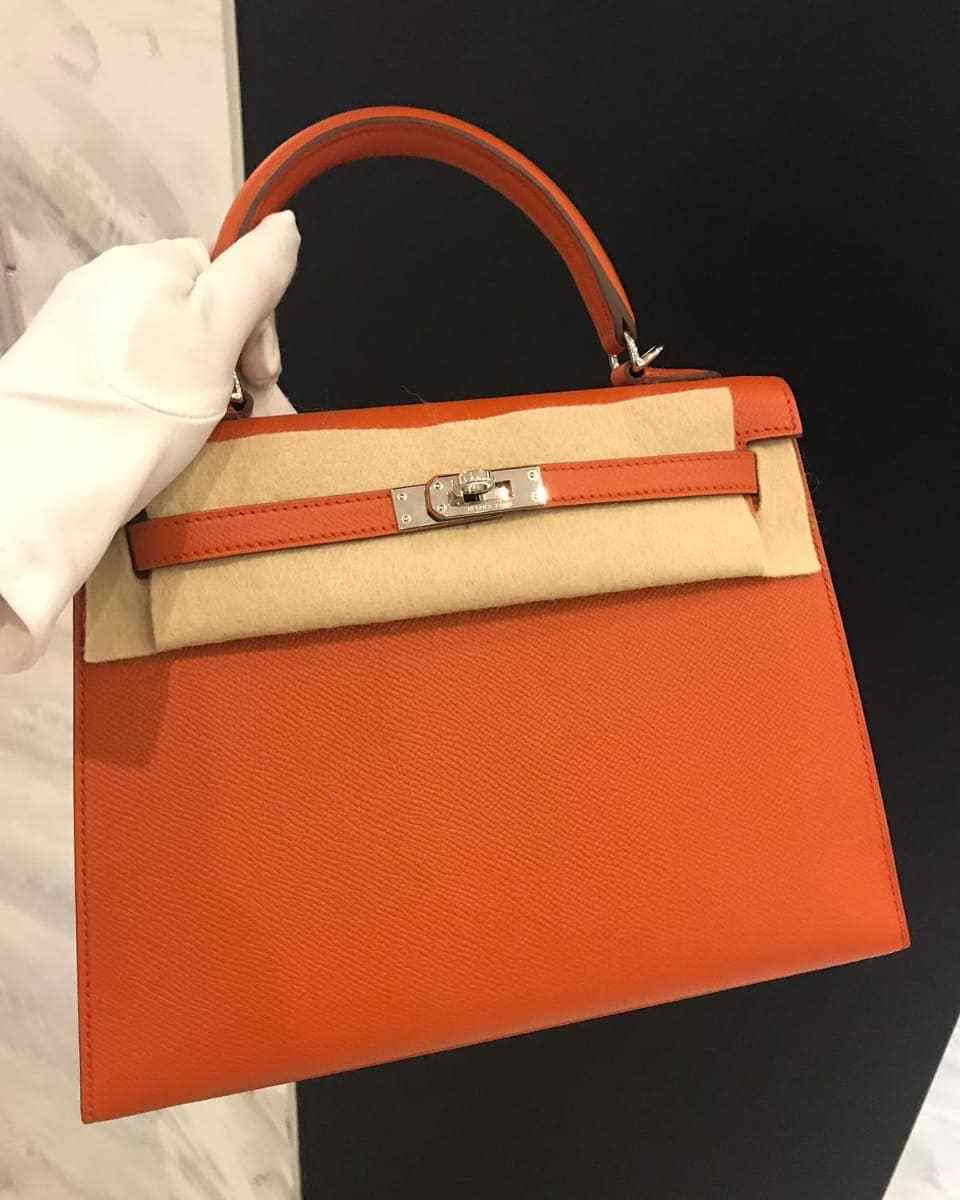 Hermes Kelly 25 Sellier Terre Battue 