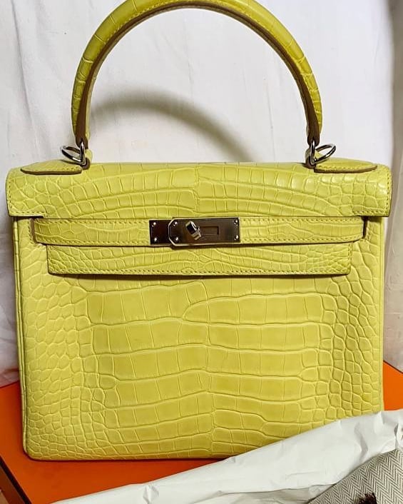 Hermes Birkin 30 Orange Poppy Alligator Mat Matte Gold Hardware #D -  Vendome Monte Carlo