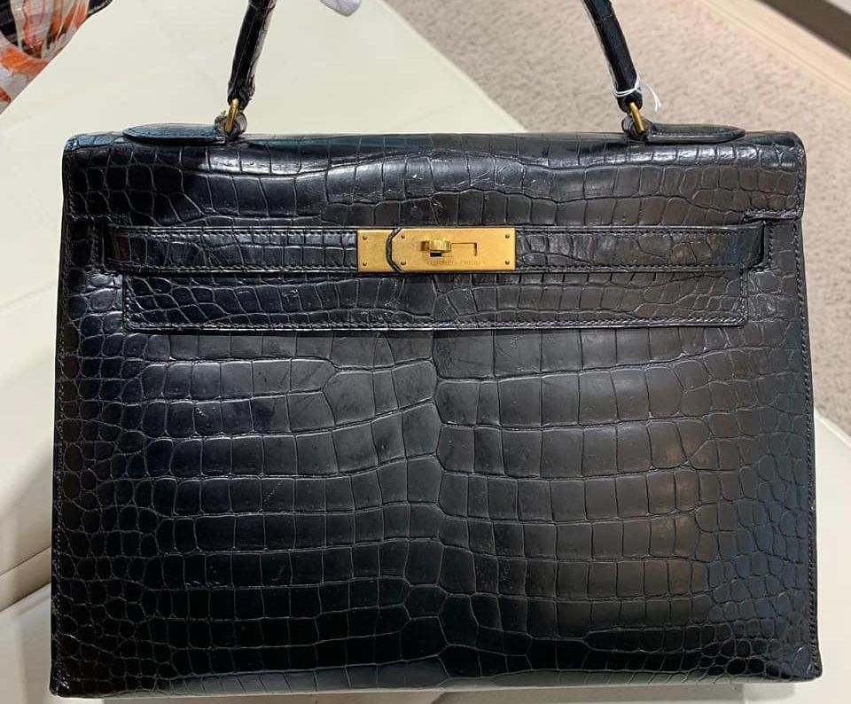 Hermes Birkin 35 Etoupe Epsom Palladium Hardware #O - Vendome