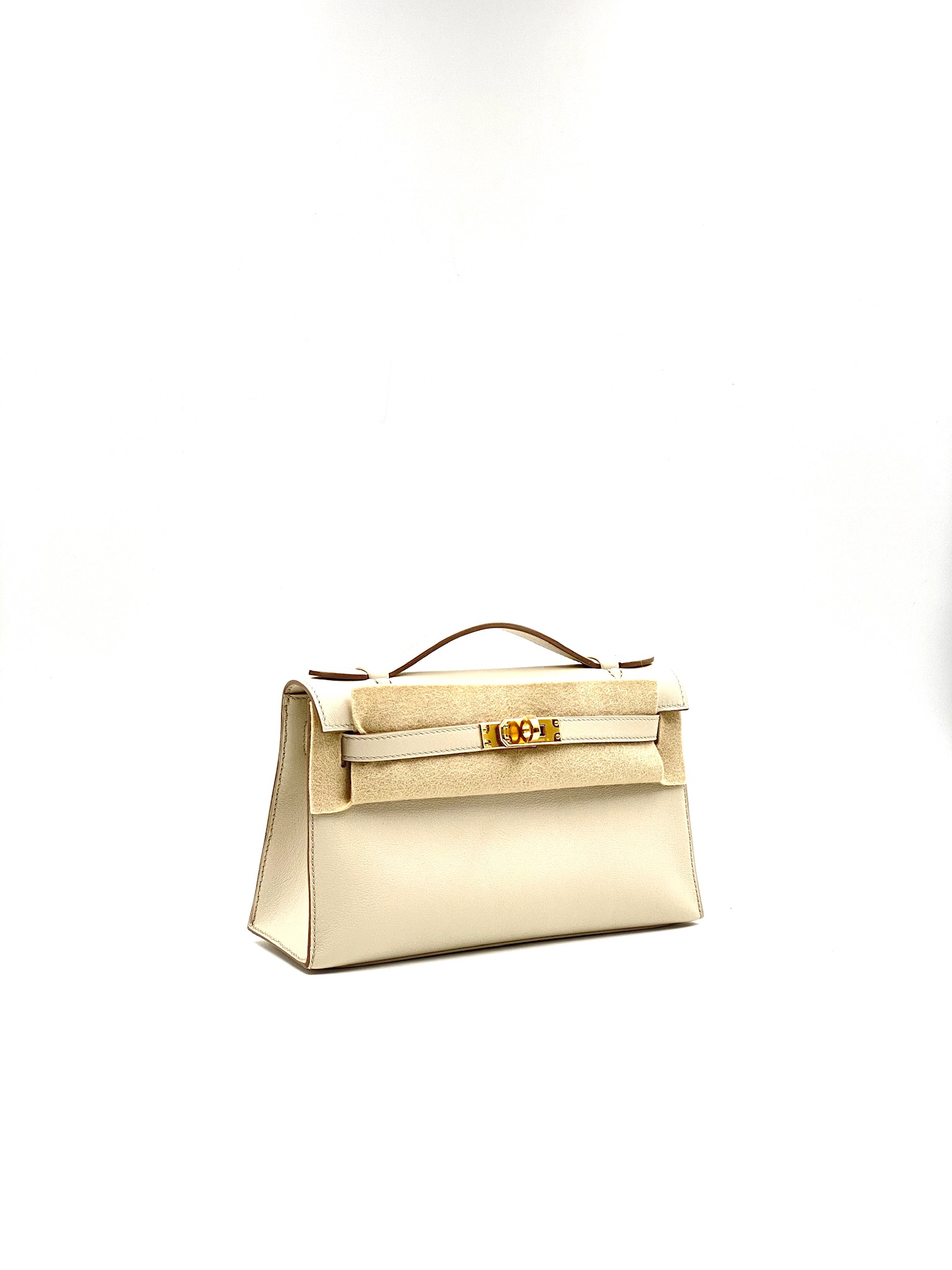 Hermes Kelly 25 Retourne Vert Amande Togo Palladium Hardware #D - Vendome  Monte Carlo