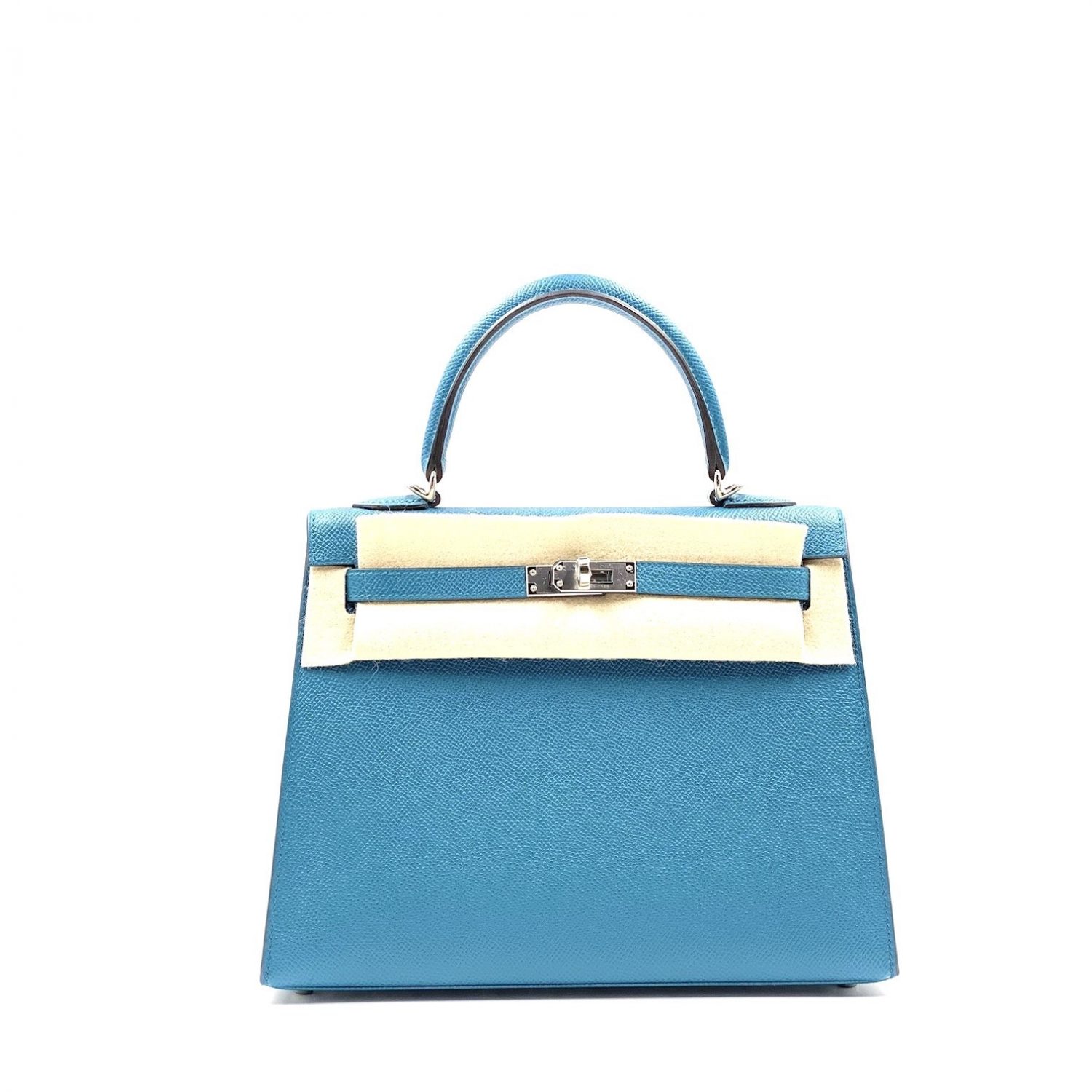 Hermes Kelly 25 Vert Bosphore GHW D