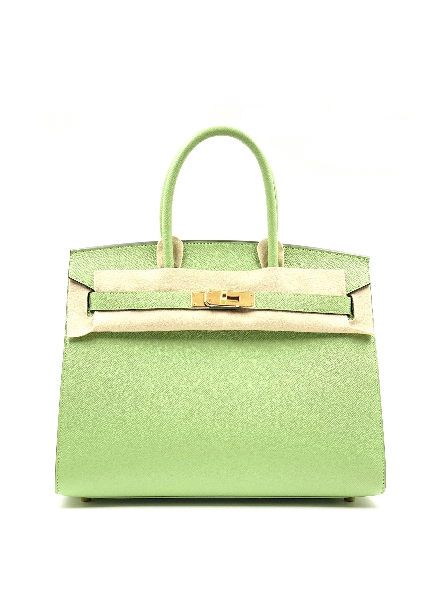 Hermes Birkin 30 Vert Criquet Epsom Gold Hardware D Vendome