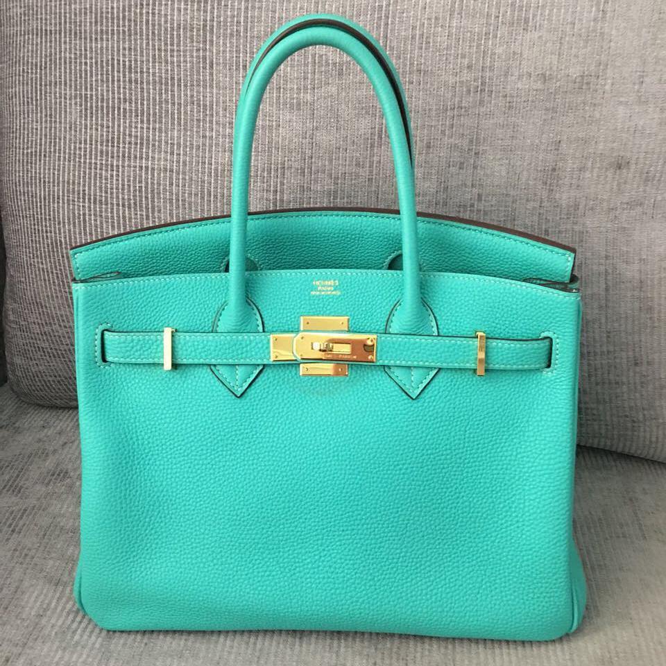 Hermes Birkin 30 Etain Epsom Palladium Hardware #Q - Vendome Monte Carlo