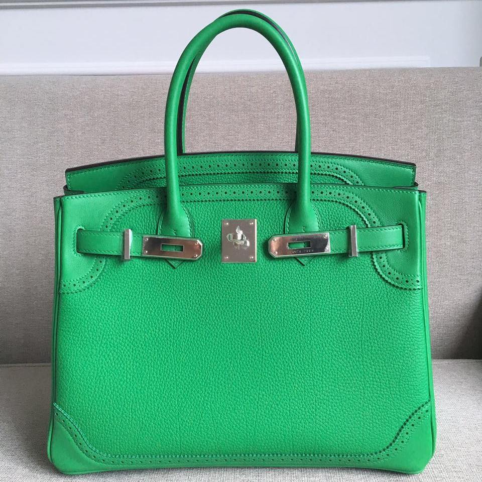 Hermes Birkin 25 Bambou Togo Gold Hardware