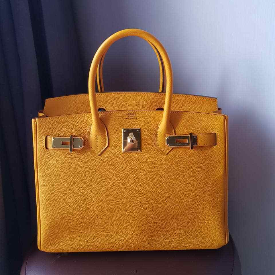 Hermes Birkin 30 Orange Epsom Gold Hardware #R - Vendome Monte Carlo