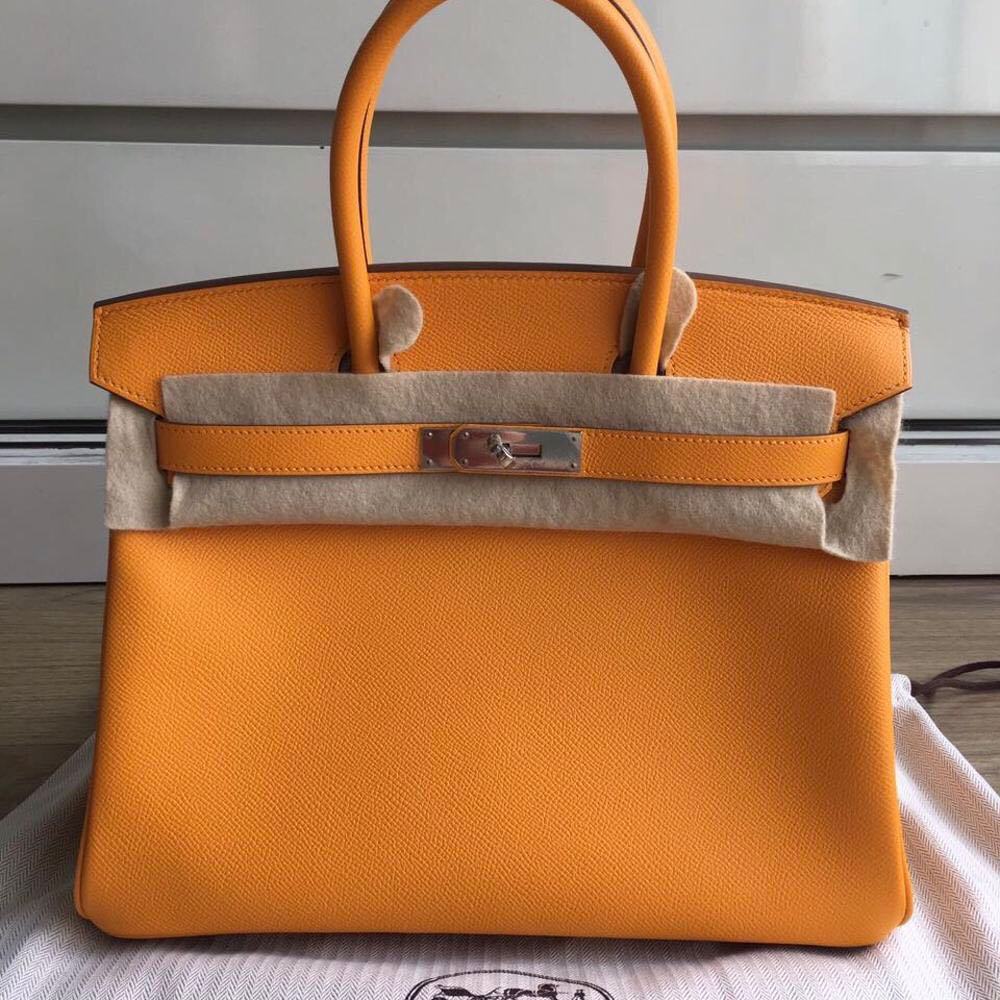 Hermes Birkin 30 Gold Epsom Palladium Hardware - Vendome Monte Carlo