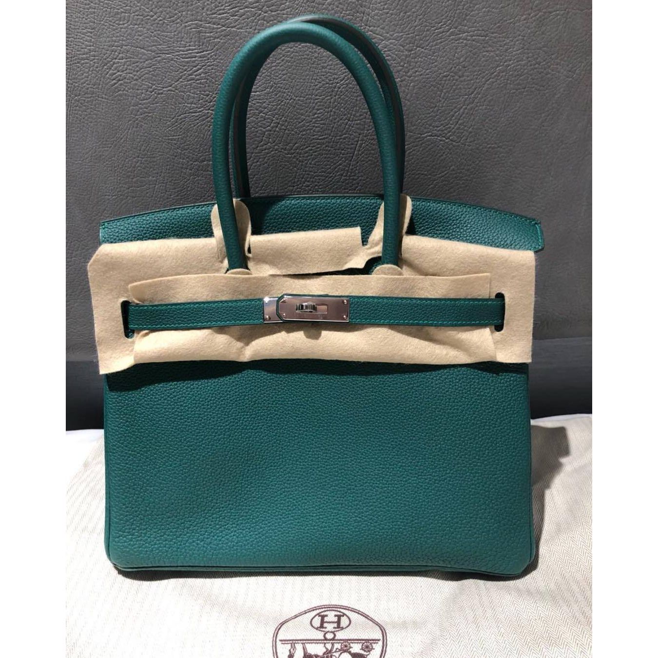 Hermes Birkin 30, Malachite Togo Leather, Gold Hardware, Preowned In  Dustbag (Ships Duty Free From London CS001 - Julia Rose Boston