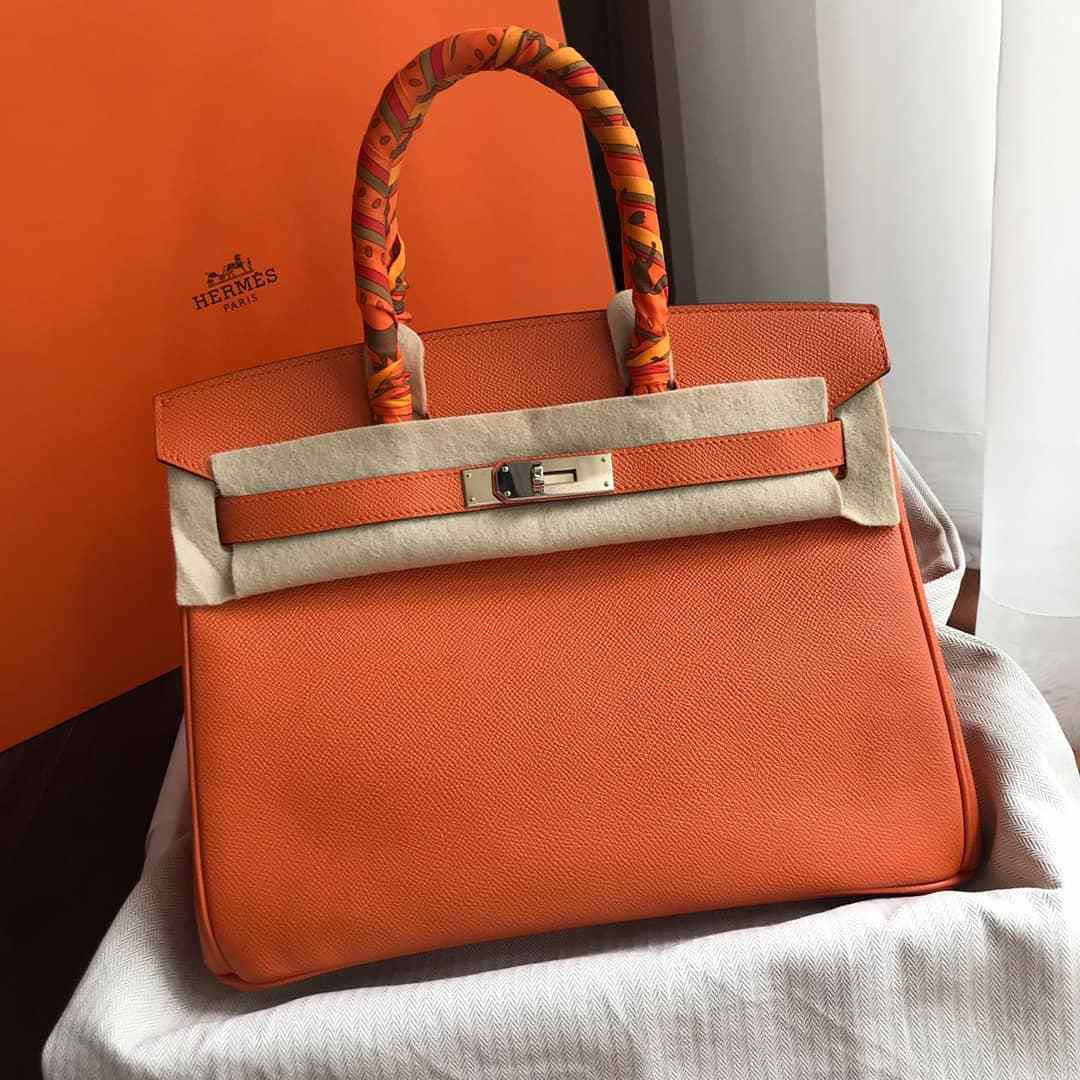 hermes birkin 30 orange