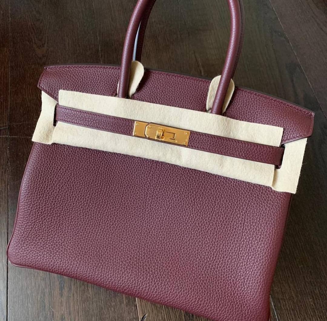 Hermes Birkin 30 Rouge H Togo Gold Hardware #D - Vendome Monte Carlo