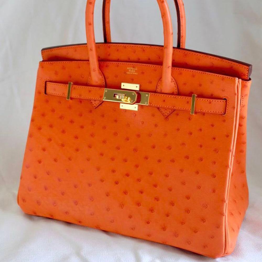 Hermes Birkin 30 Orange Togo Palladium Hardware #I - Vendome Monte Carlo