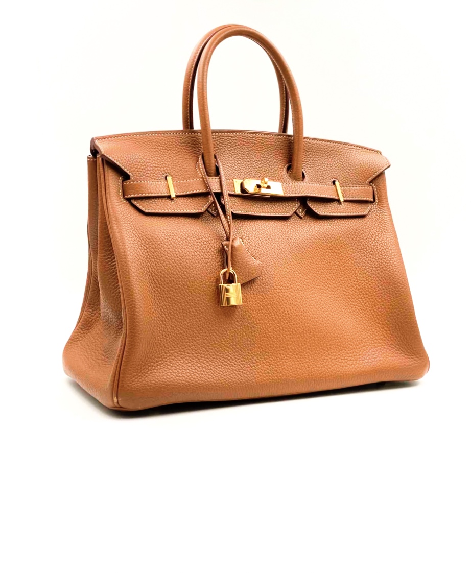 Hermes Birkin 25 Gold Epsom Palladium Hardware #M - Vendome Monte Carlo