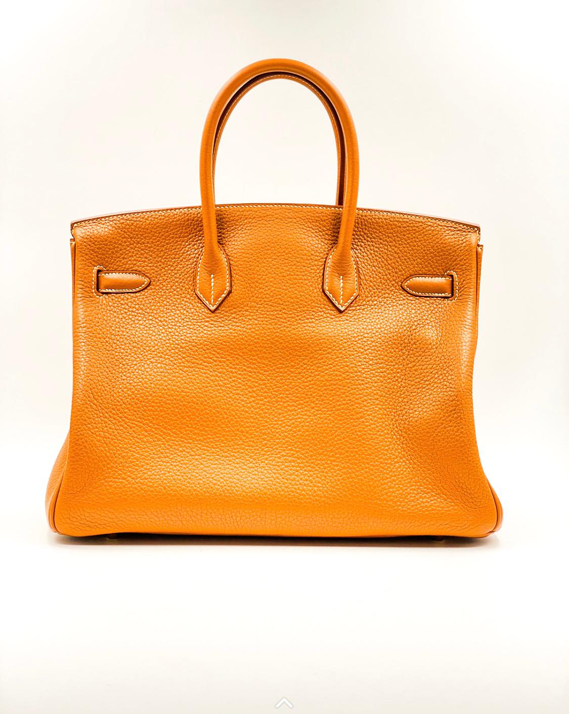 Hermes Birkin 25 Gold Epsom Palladium Hardware #M - Vendome Monte