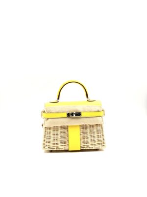 Hermes Kelly 20 Mini Sellier Rose Extrême Alligator Lisse Shiny Palladium  Hardware - Vendome Monte Carlo