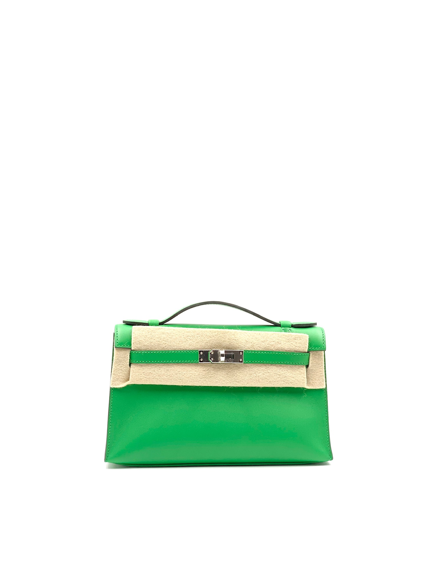 HERMES KELLY 25 TOGO BAMBOO GREEN GOLD HARDWARE 2020 RARE