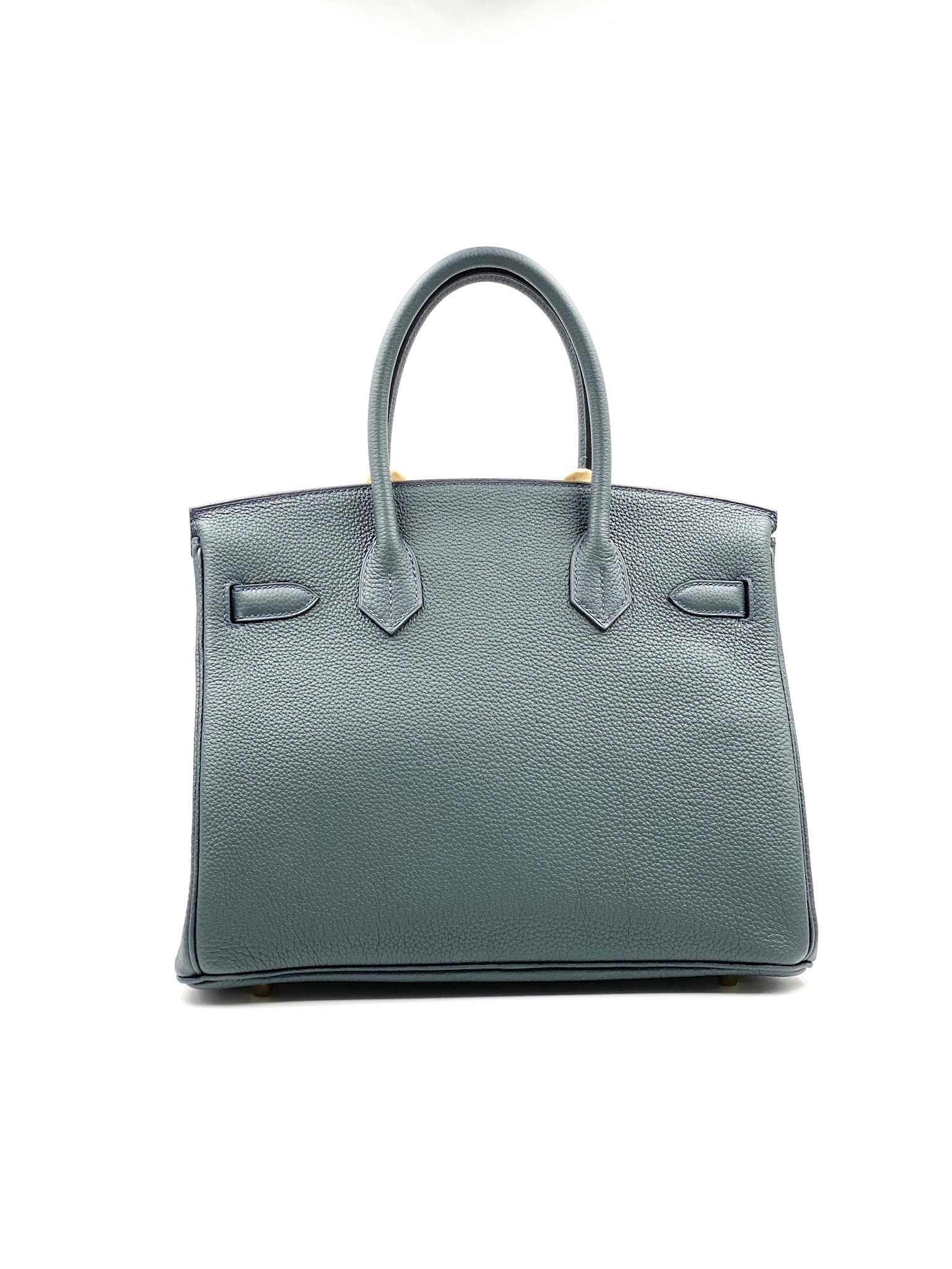 Hermes Birkin 25 Vert Rousseau Togo Gold Hardware - Vendome