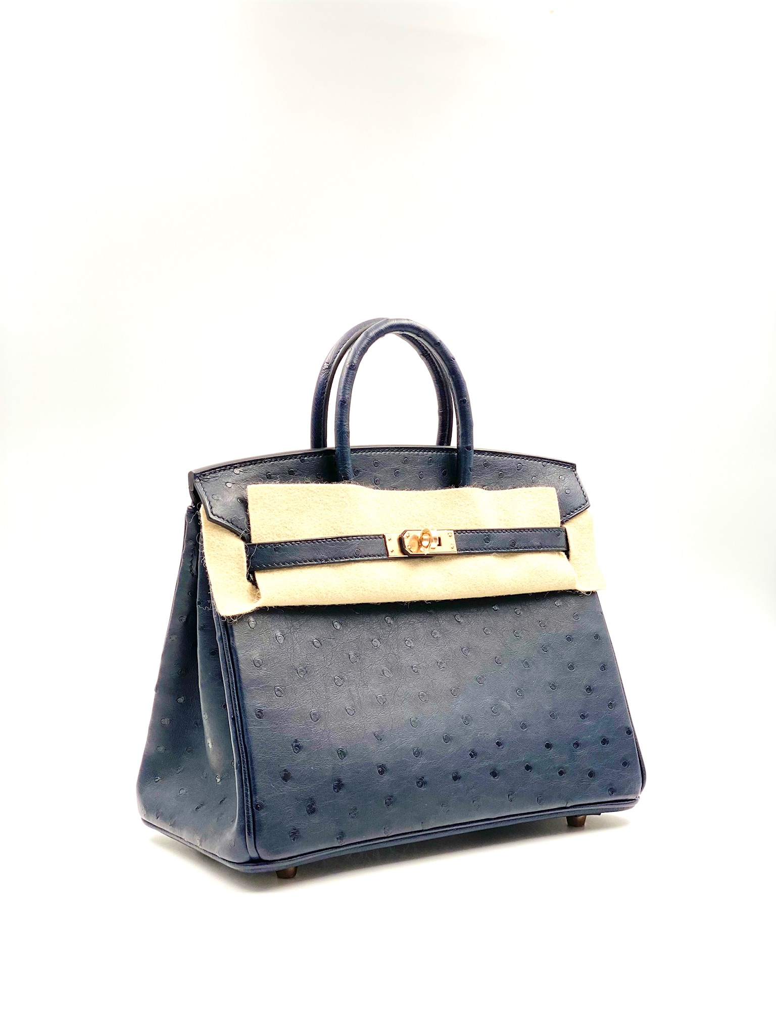 birkin 25 ostrich black