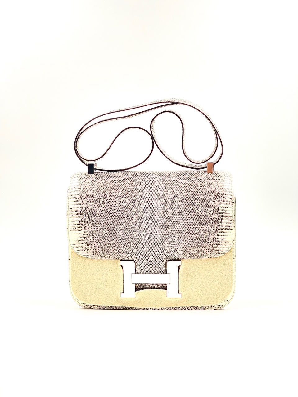 Hermes Constance 24 Lizard Ombre Palladium Hardware