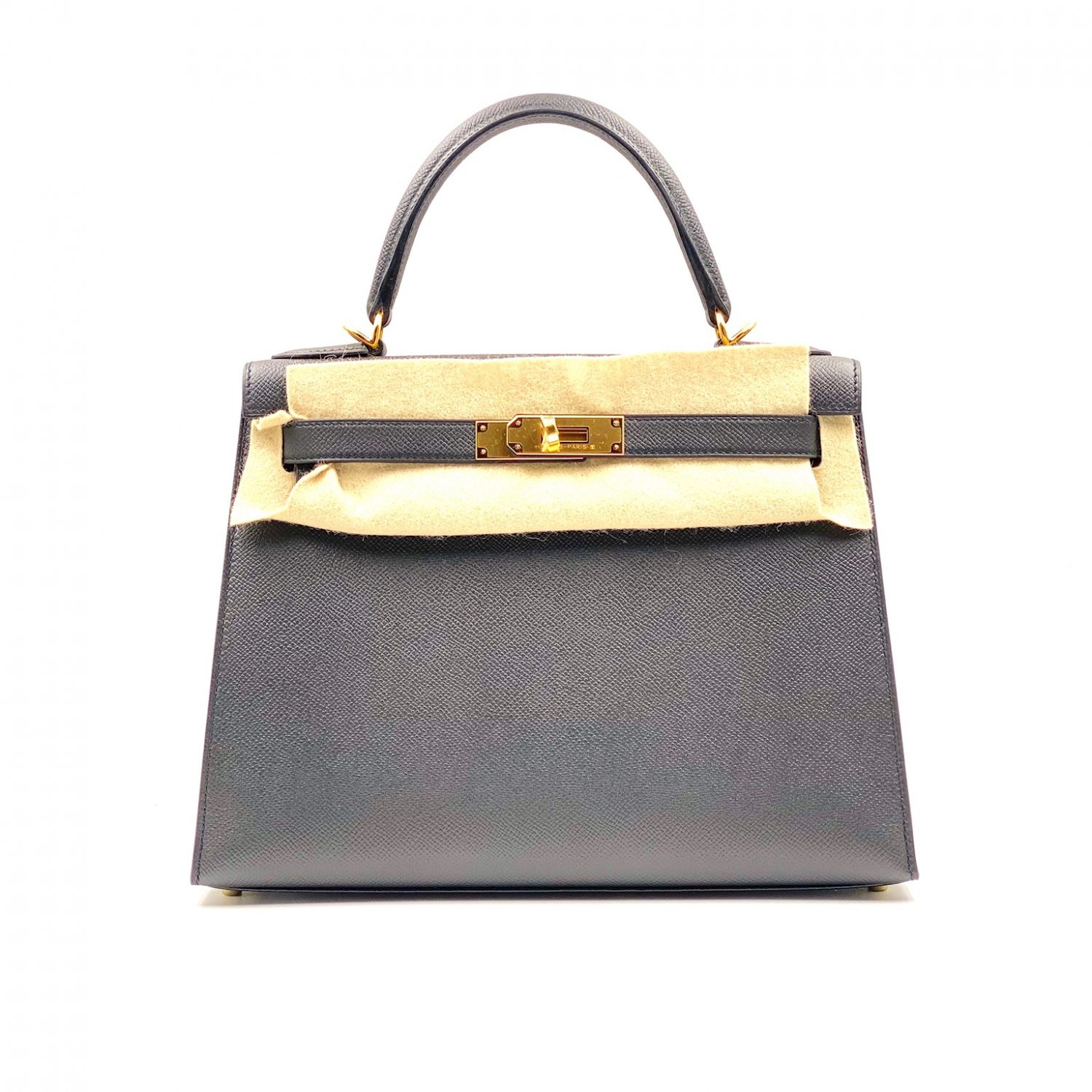 Hermes Kelly 28 Sellier Noir Black Box Palladium Hardware #X - Vendome  Monte Carlo