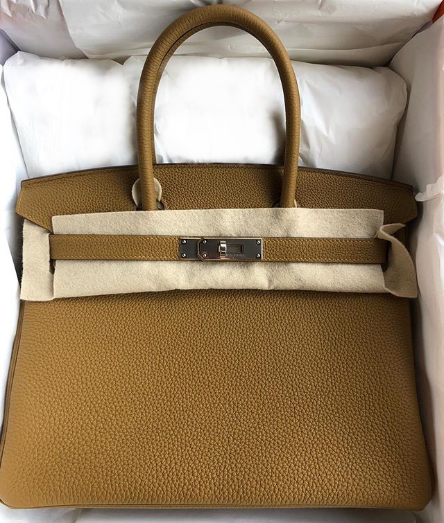 Hermes Birkin 30 Gold Togo Gold Hardware #D - Vendome Monte Carlo