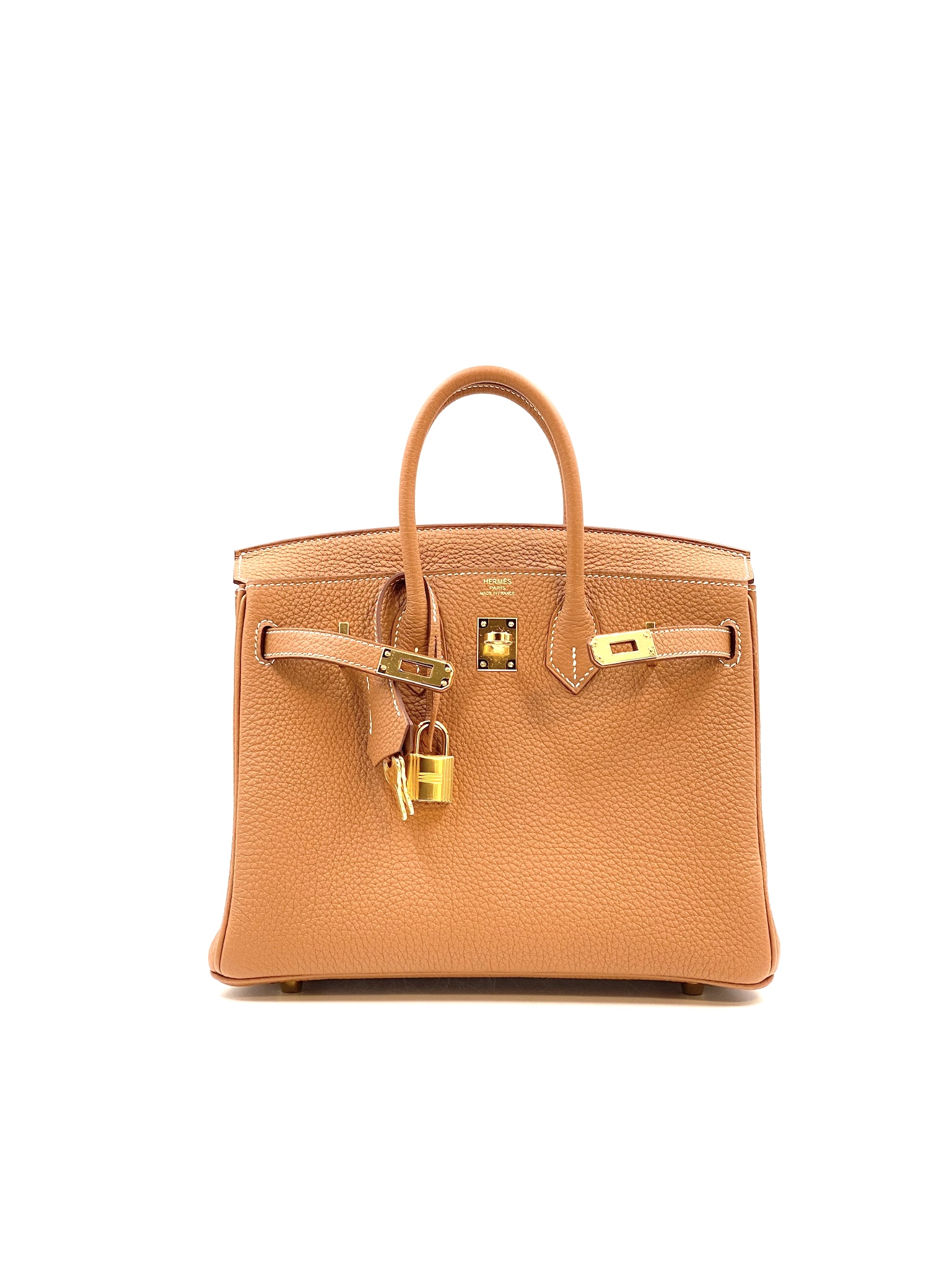 Hermes Birkin 25 Etoupe Swift Gold Hardware #X - Vendome Monte Carlo