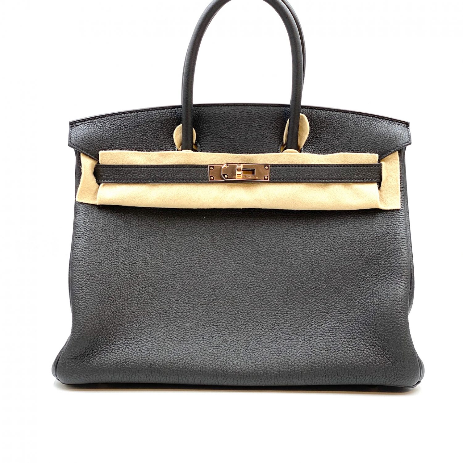 Hermes Birkin Bag 35cm Black Togo Gold Hardware