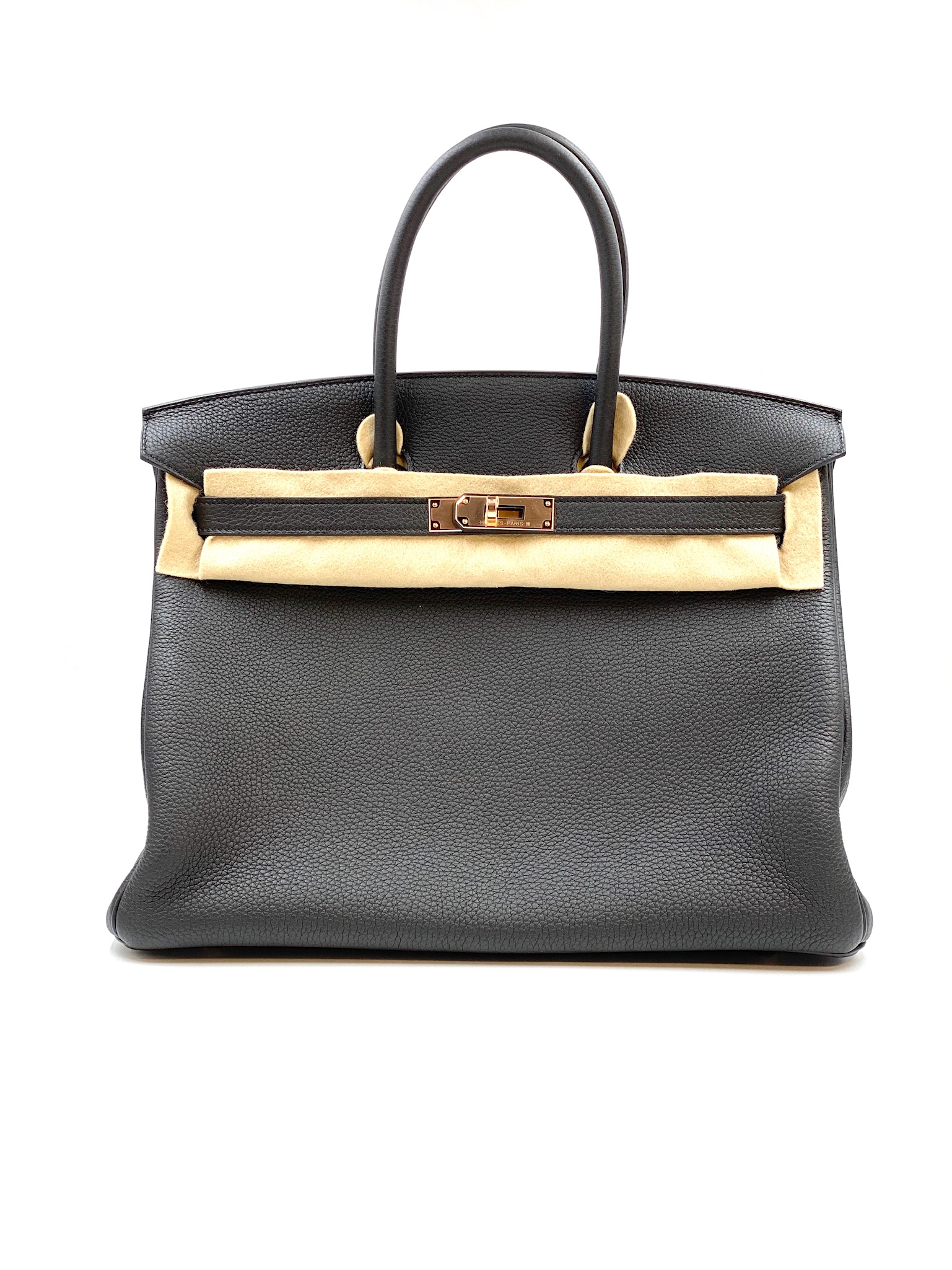 Hermes Birkin 35 Black Togo Gold Hardware - Vendome Monte Carlo