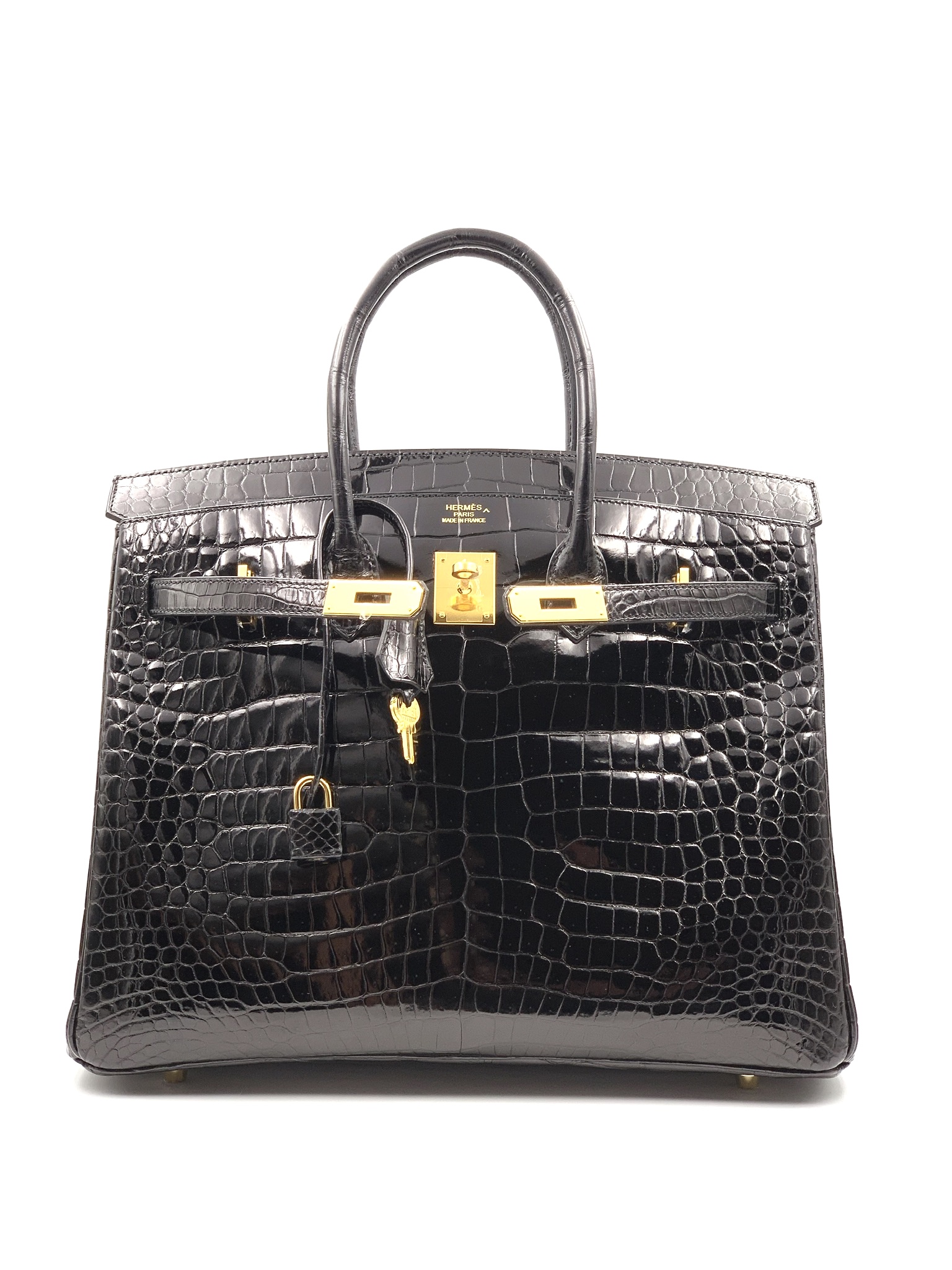 Hermes Birkin 35 Noir Black Togo Rose Gold Hardware #D - Vendome Monte Carlo