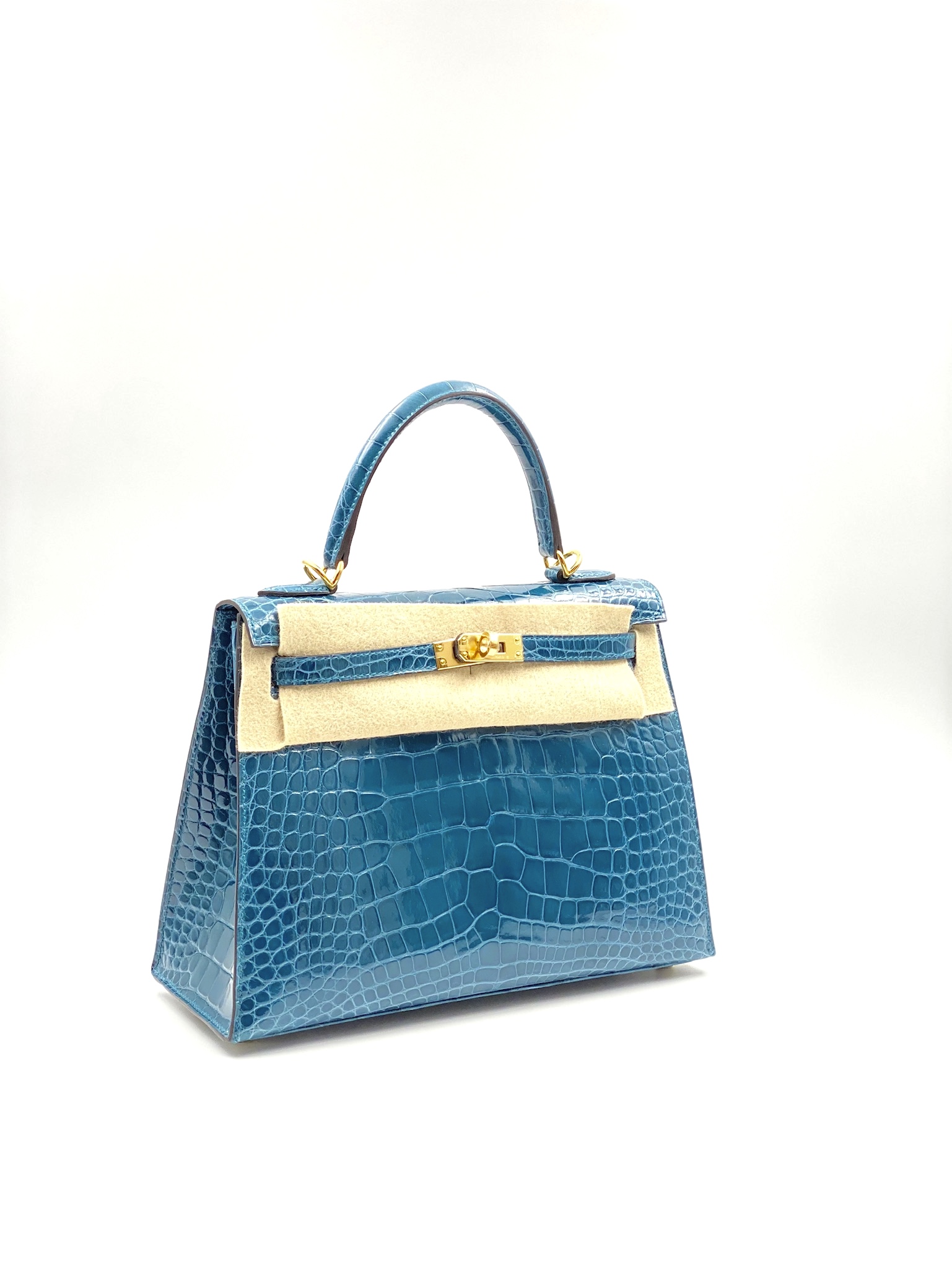 Hermes Kelly 25 Alligator Bag