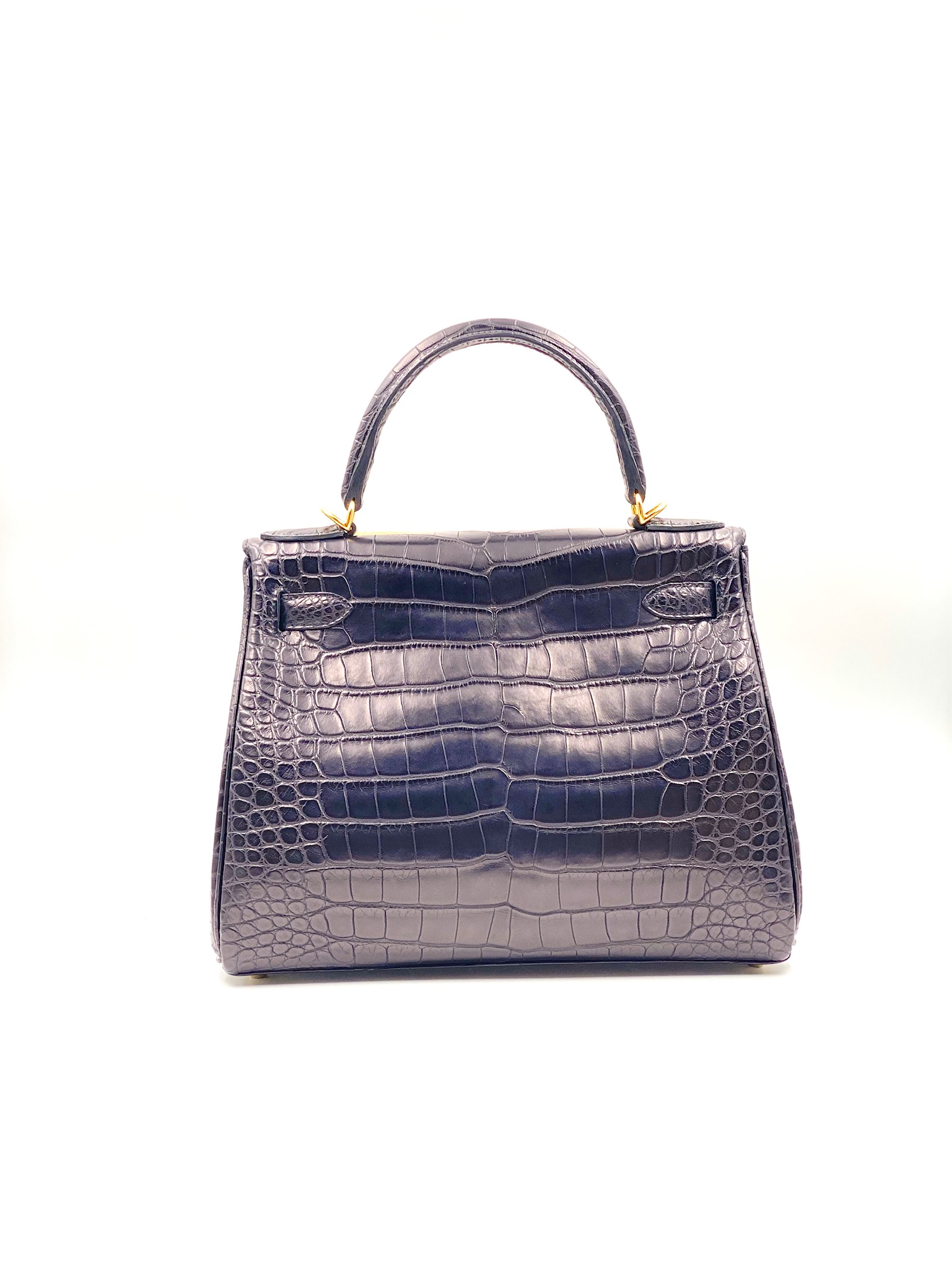 Vert d'Eau Matte Alligator Retourne Kelly 28 Gold Hardware, 2021, Handbags  & Accessories, The New York Collection, 2021