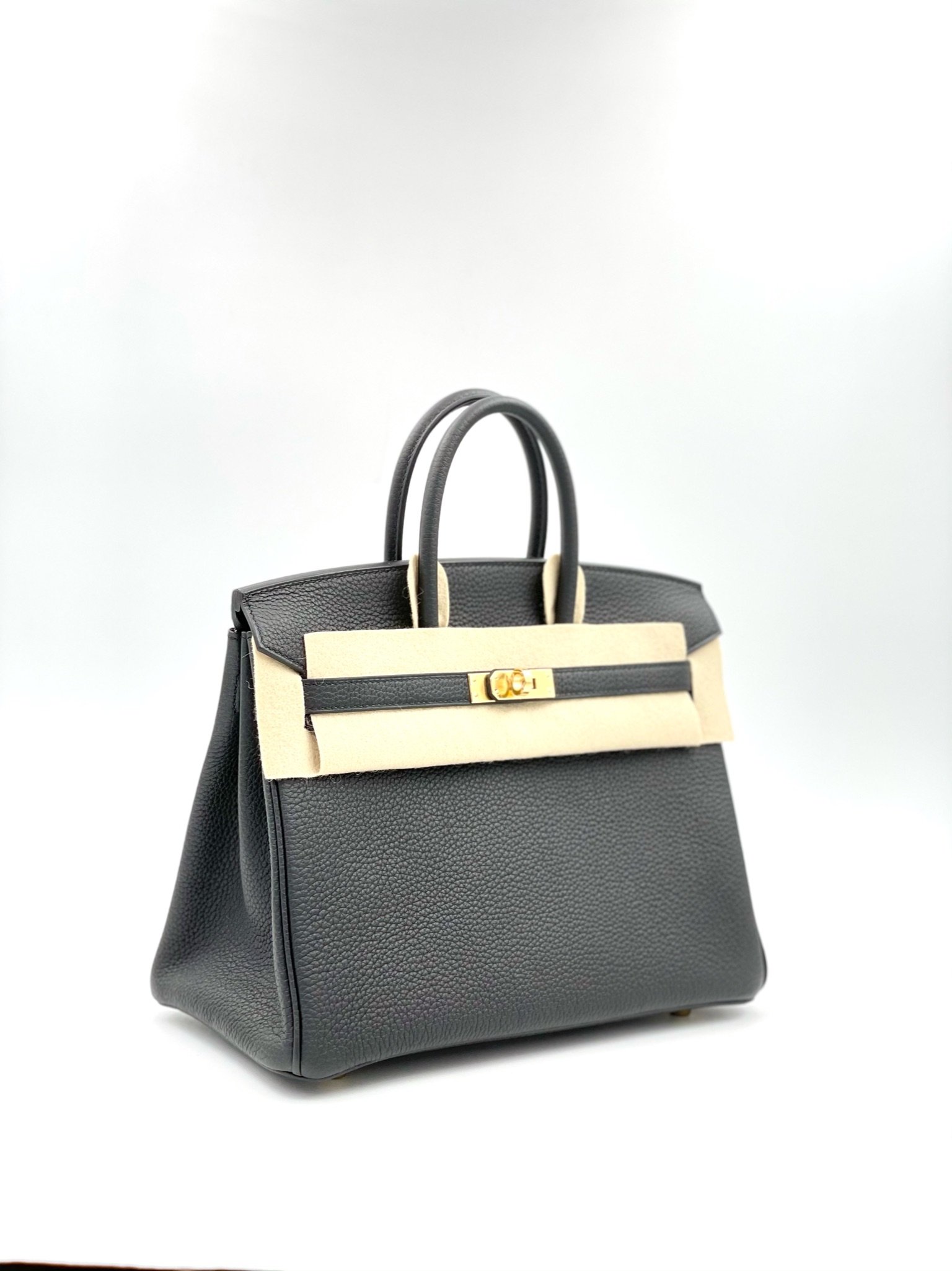 Hermes Birkin 25 Togo Black Gold Hardware - Fashion Handbag Collections