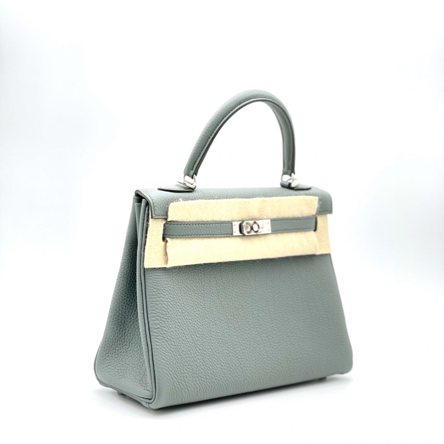 Hermes Kelly II Retourne 25 Veau Togo 63 Vert Amande Palladium Hardware | Hermes Bags